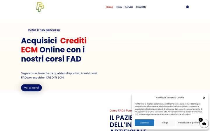 Ekrānuzņēmums no facile-ecm.it