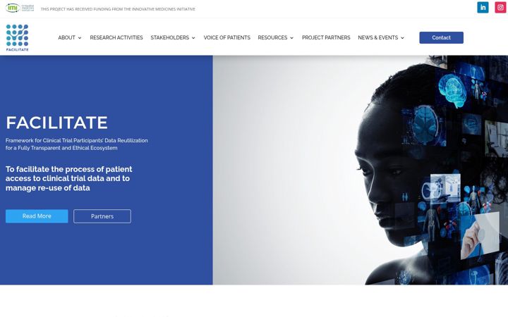 Screenshot of facilitate-project.eu