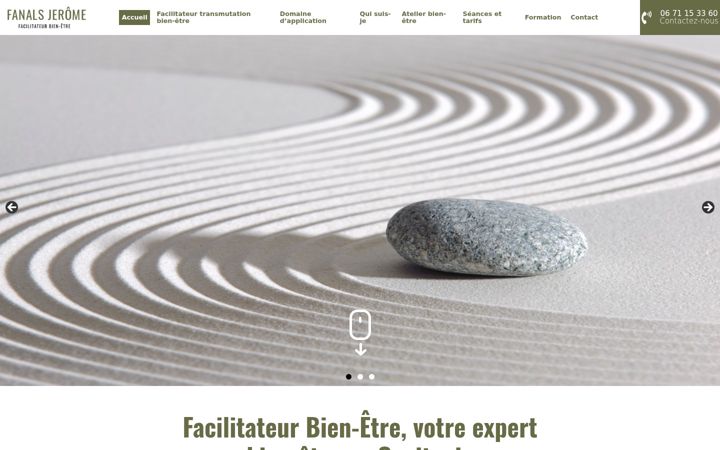 Screenshot of facilitateurbienetre.fr