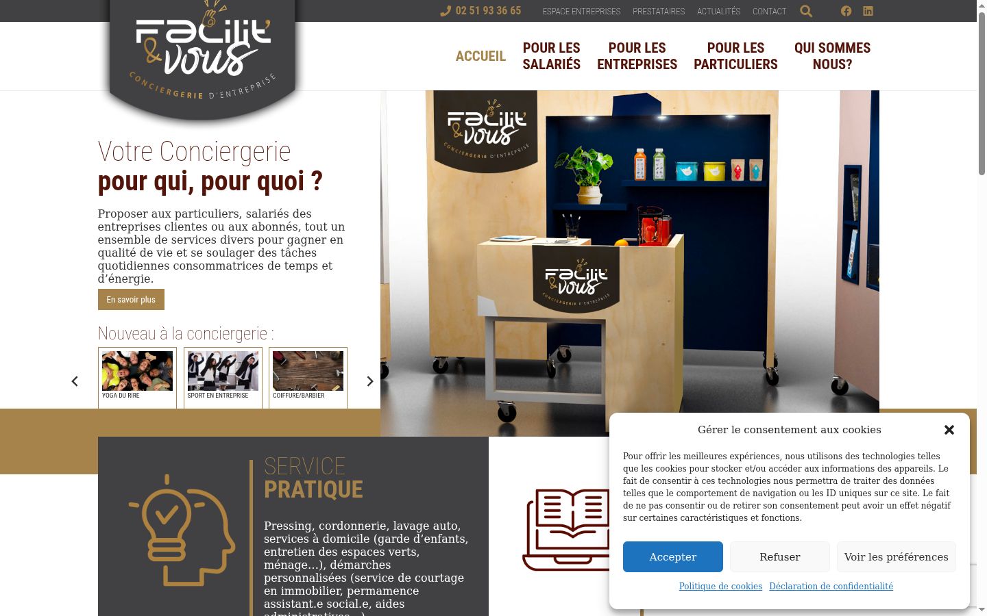 Screenshot tal-banner tal-kunsens muri qabel kwalunkwe interazzjoni