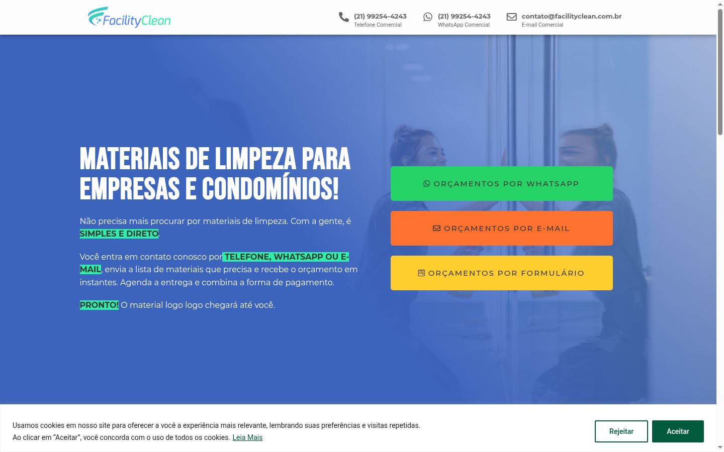 Capture d'écran de la bannière de consentement affichée avant toute interaction