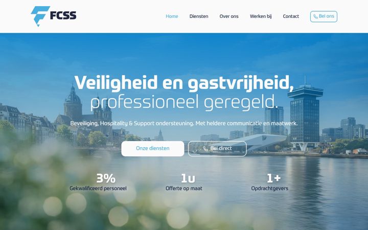 Screenshot of facilitycrew.nl
