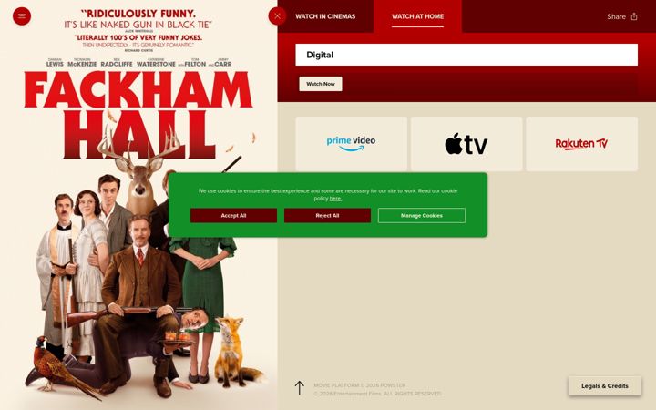 Screenshot of fackham-hall.co.uk