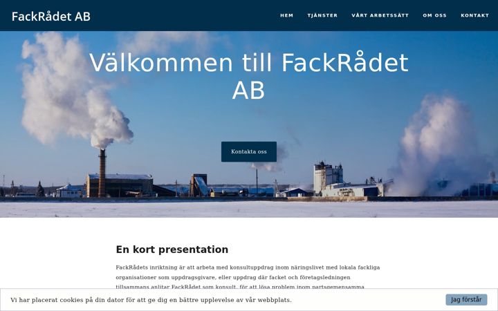 Screenshot of fackradet.se