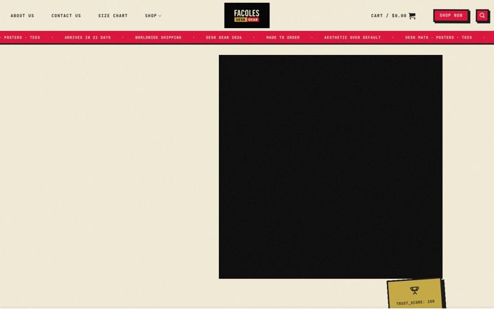 Screenshot of facoles.com