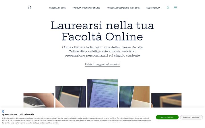 Screenshot of facoltaonline.it