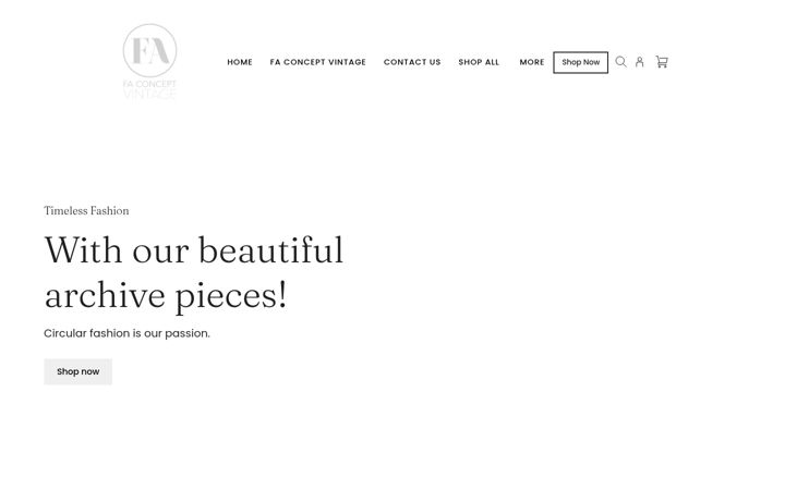 Screenshot of faconceptvintage.com