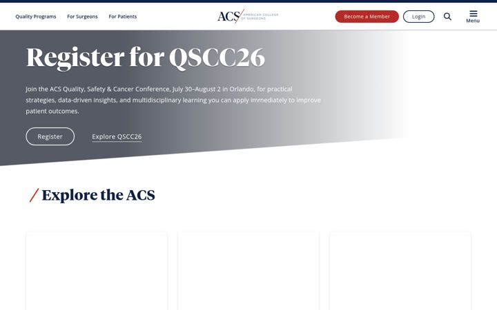 Ekrano kopija facs.org