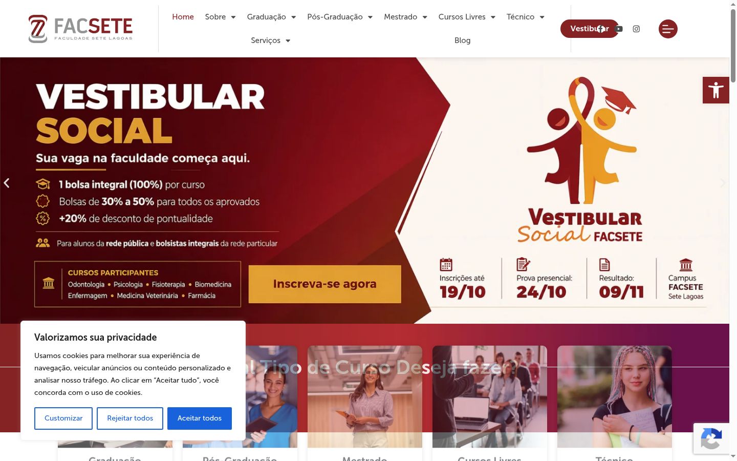 Screenshot tal-banner tal-kunsens muri qabel kwalunkwe interazzjoni