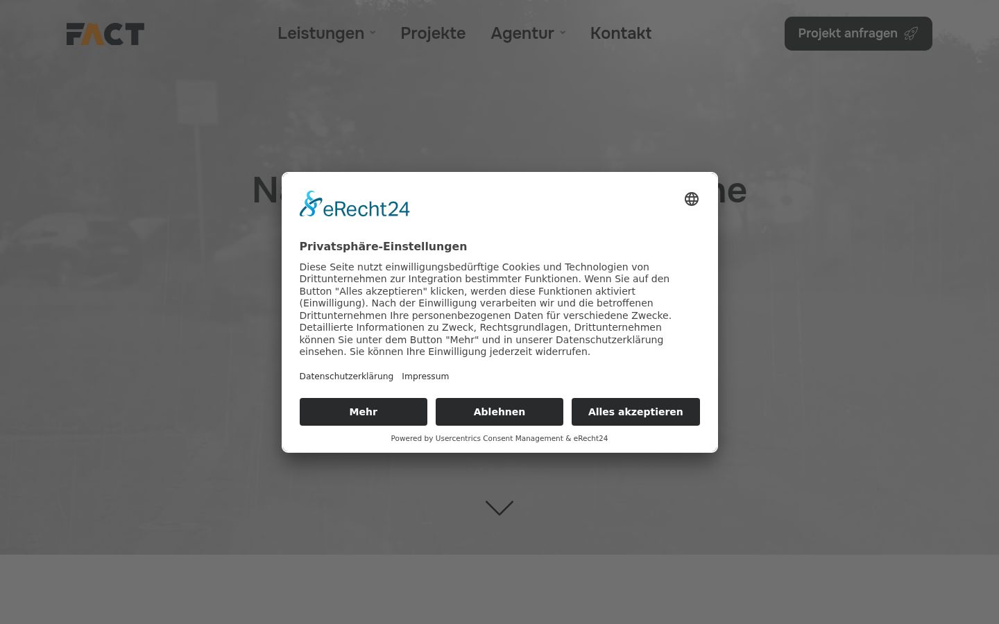 Zrzut ekranu banera zgody wyświetlanego przed jakąkolwiek interakcją