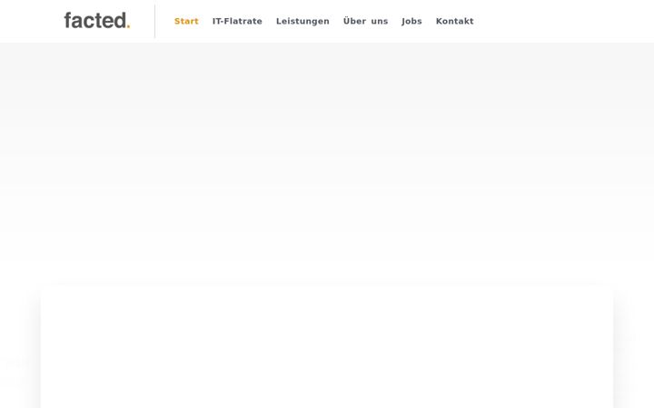 Kuvakaappaus sivustosta facted.de