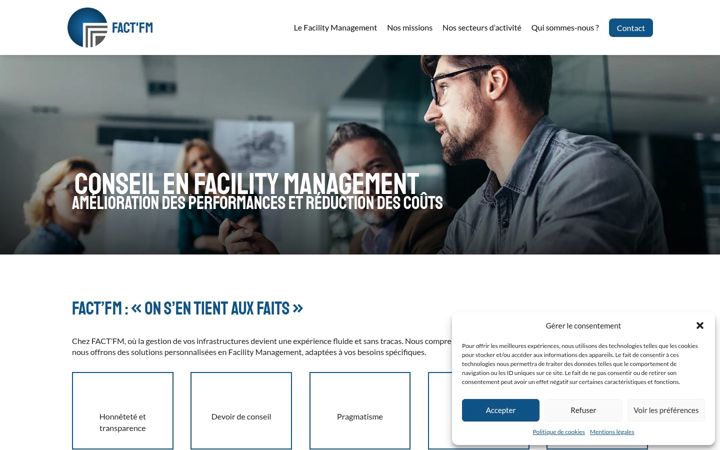 Screenshot of factfm.fr
