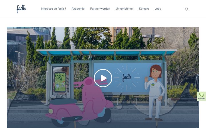 Screenshot of factis.de