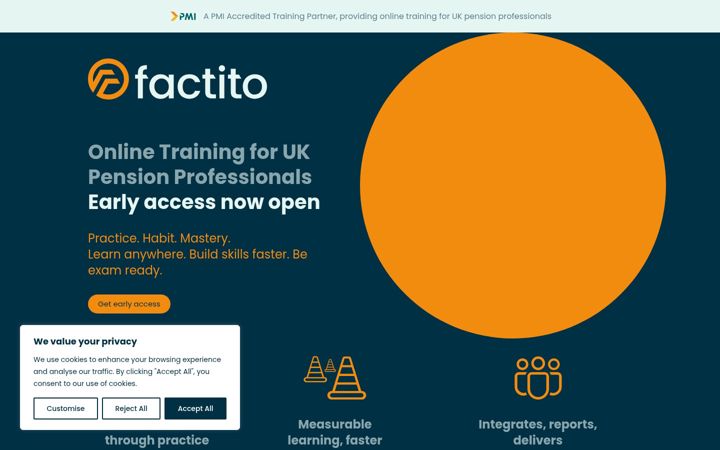Screenshot of factito.org.uk