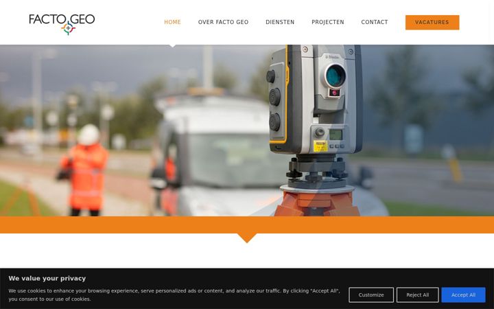 Screenshot of facto-geo.nl