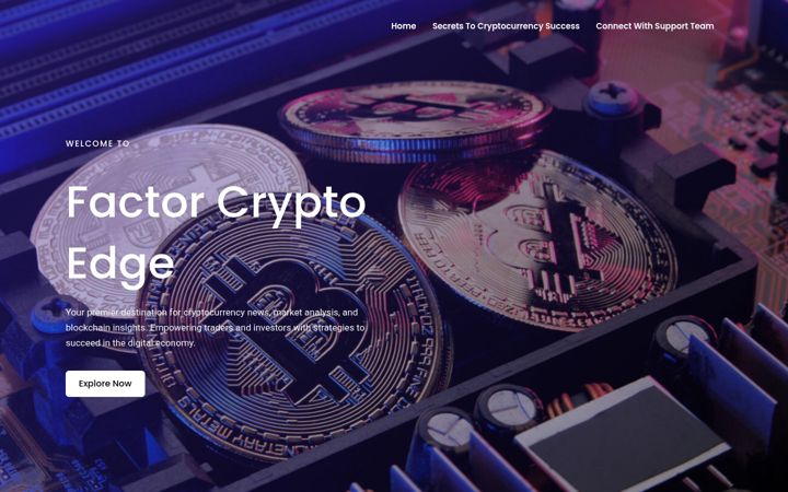 Screenshot of factorcryptoedge.com