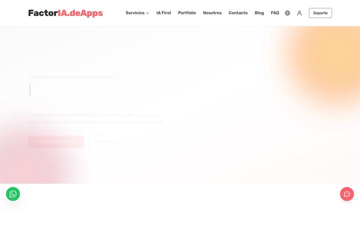 Screenshot of factoriadeapps.com