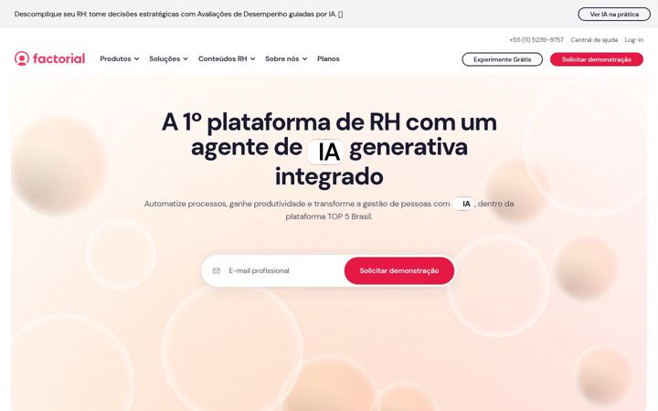 Screenshot of factorialhr.com.br