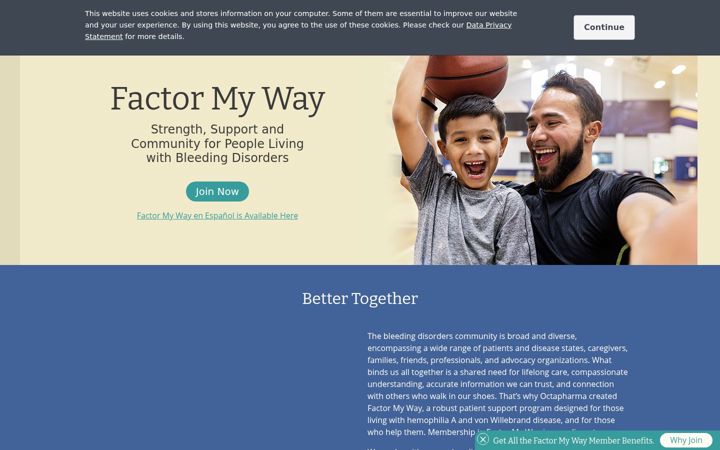 Screenshot of factormyway.com