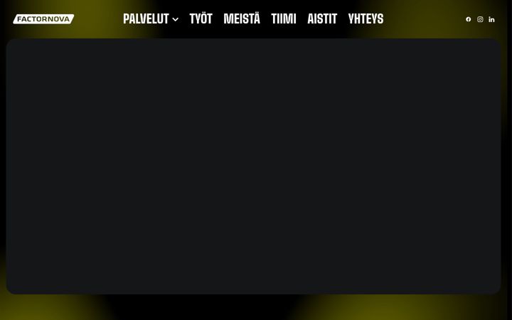 Skärmbild av factornova.fi