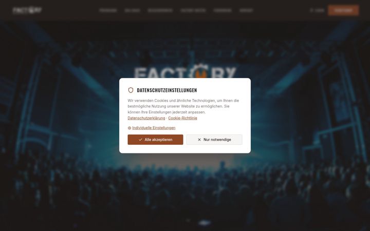 Screenshot of factory-magdeburg.de
