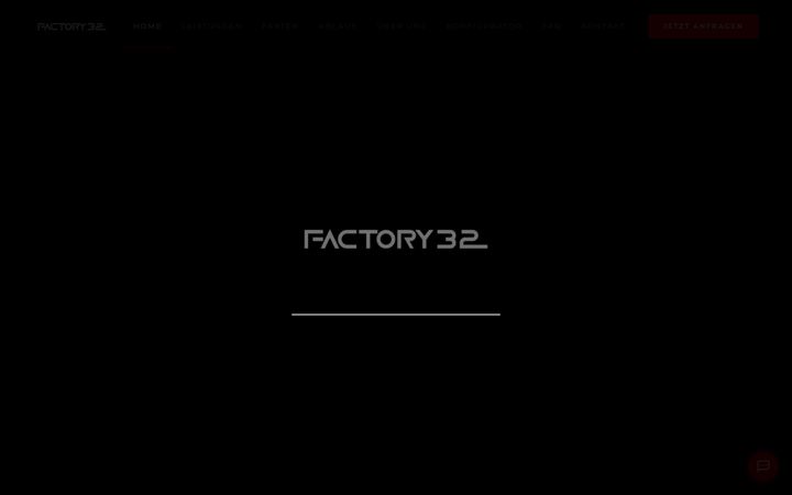 Screenshot of factory32.de