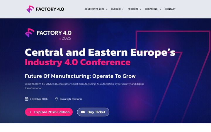 Screenshot of factory40.ro