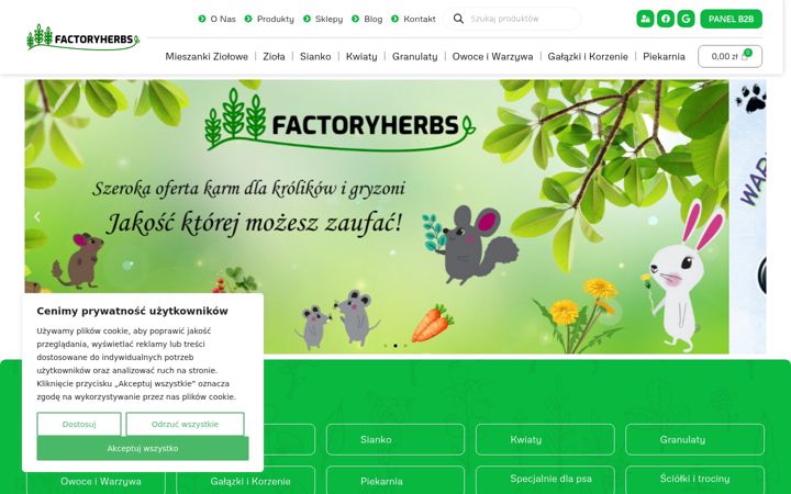 Screenshot of factoryherbs.pl