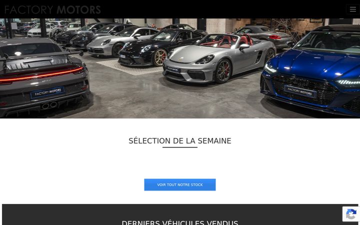 Screenshot of factorymotors.fr