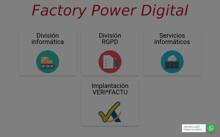Screenshot of factorypowerdigital.net