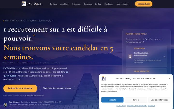 Screenshot of factoxrh.fr