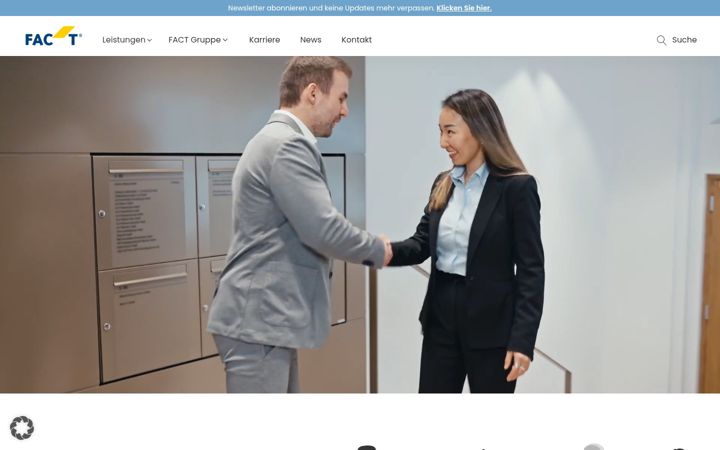 Screenshot of factpartner.de