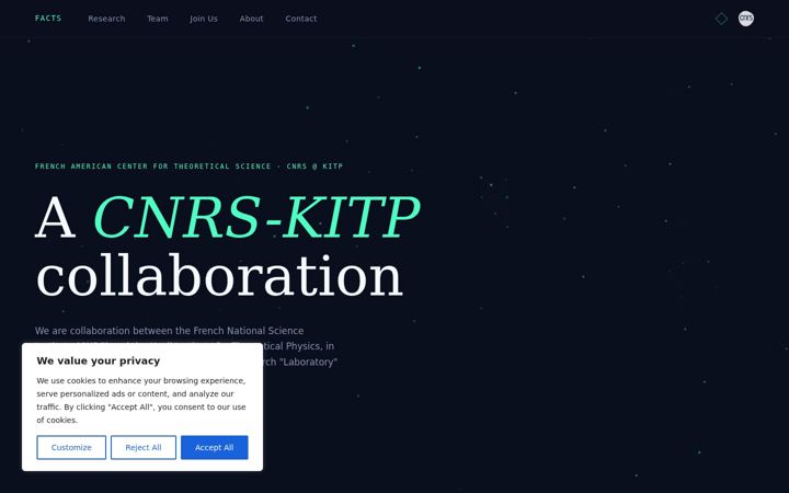 Screenshot of facts.cnrs.fr
