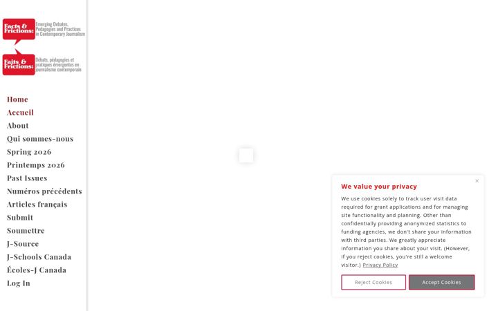 Screenshot of factsandfrictions.ca