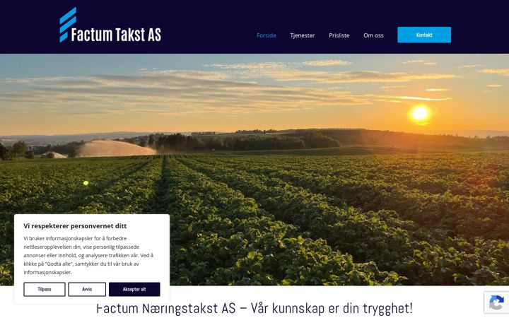 Screenshot of factum.as