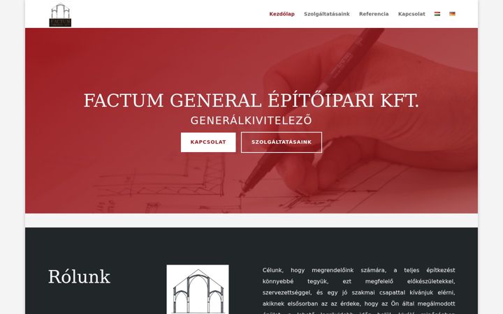 Screenshot of factumgeneral.hu