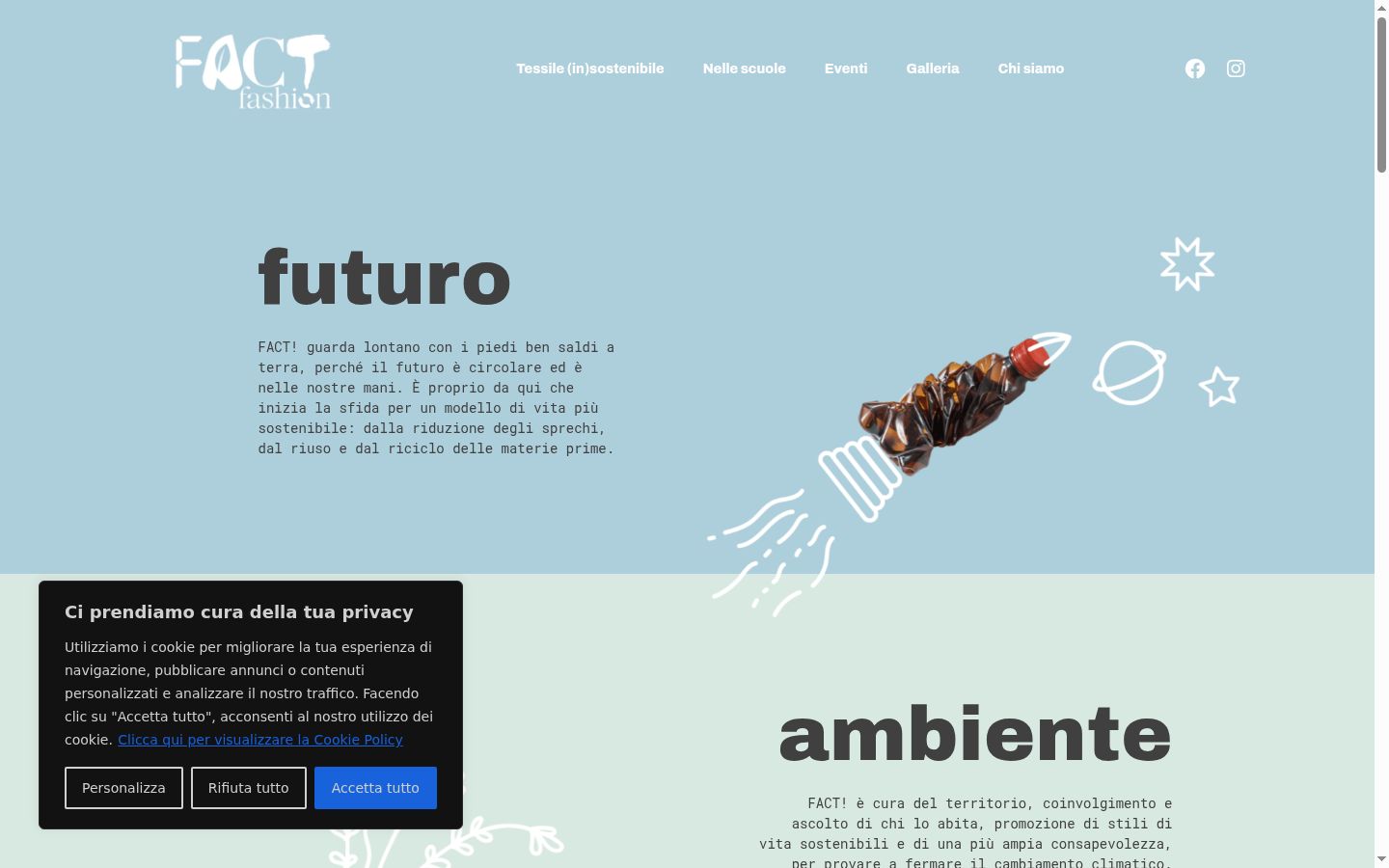 Screenshot tal-banner tal-kunsens muri qabel kwalunkwe interazzjoni