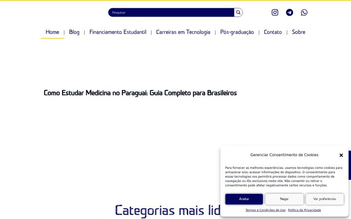 Snímek obrazovky faculdade.blog.br
