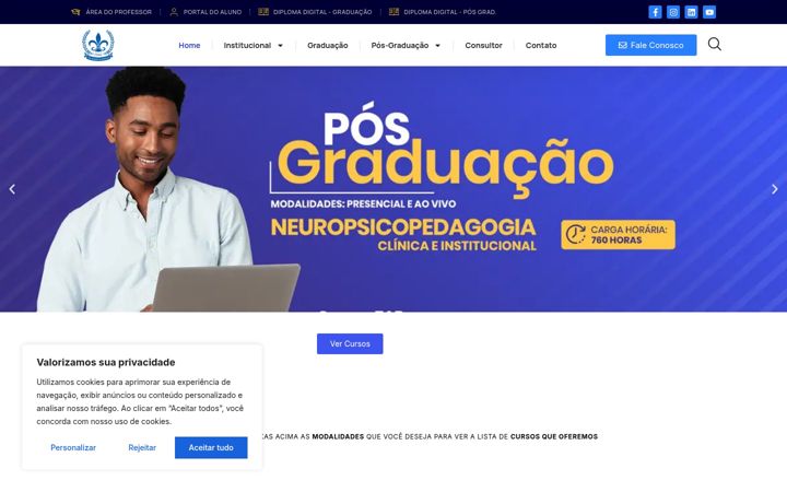 Snímek obrazovky faculdadeacademusead.com.br