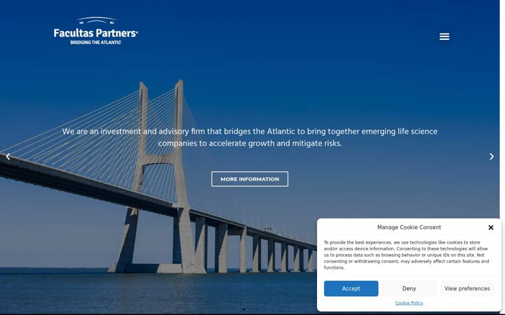 Screenshot of facultaspartners.com