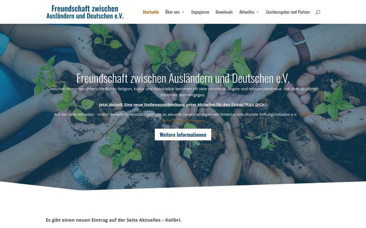Screenshot van fad-ev.de
