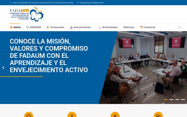 Screenshot of fadaum.es