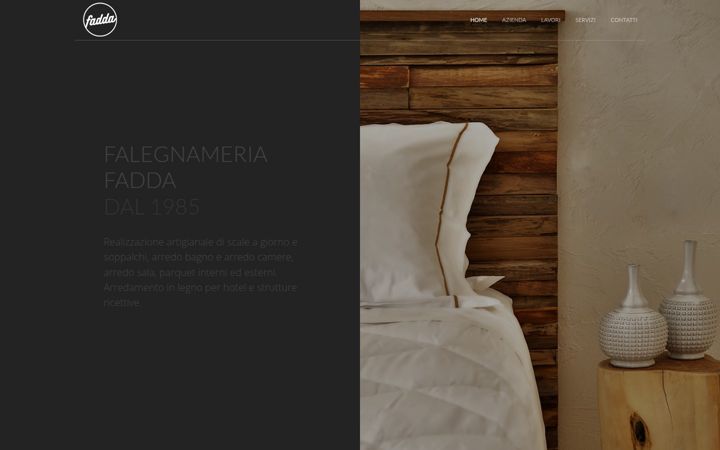 Screenshot of faddafalegnameria.it