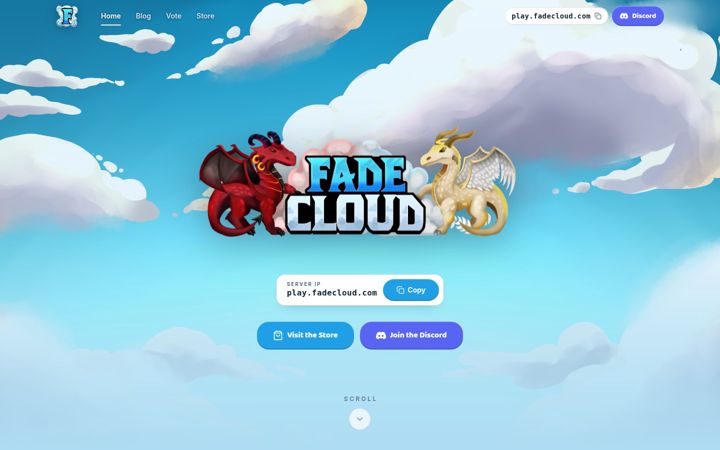 Screenshot of fadecloud.com