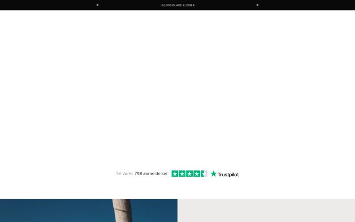 Screenshot von fadeless.dk