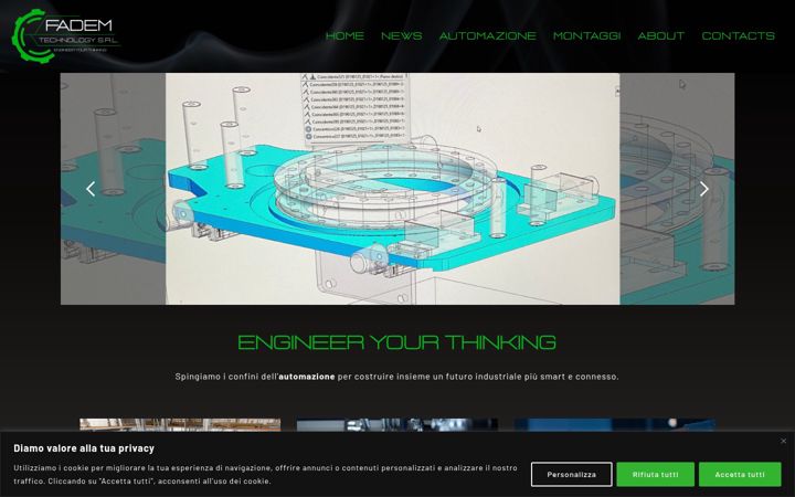 Screenshot of fademsrl.com