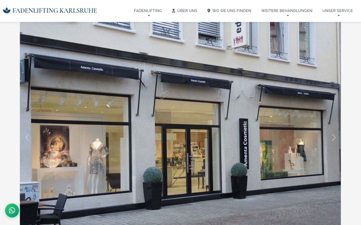 Screenshot von fadenlifting-karlsruhe.de