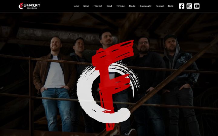 Screenshot von fadeout-rock.de