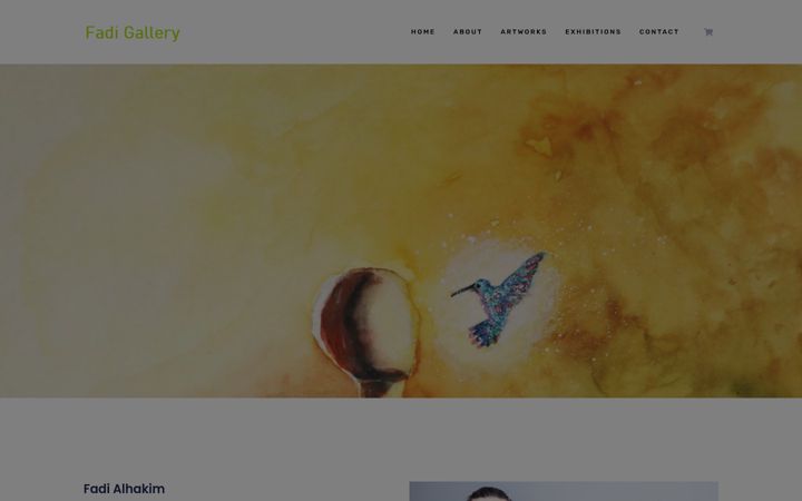 Screenshot of fadigallery.com