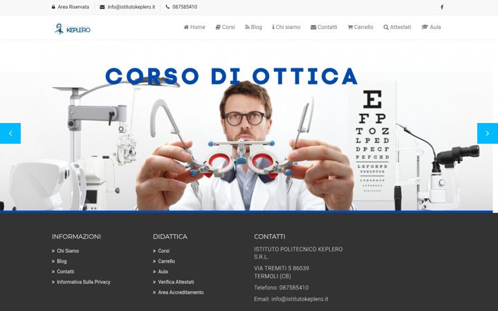 Skærmbillede af fadkeplero.it